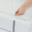 布団収納袋 縦置き シングル掛け布団 毛布 タオルケット 押入れ クローゼット コンパクト 【納期A】【toh-284869】