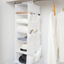 吊り下げ収納 6段 ポケットつき 仕切り クローゼット 洋服 衣類 帽子 コンパクト 押入れ 【納期A】【toh-284873】