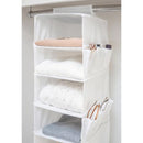 吊り下げ収納 6段 ポケットつき 仕切り クローゼット 洋服 衣類 帽子 コンパクト 押入れ 【納期A】【toh-284873】