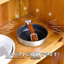 フライパン IH対応 取っ手 折りたたみ 折れる アルミ ステンレス 鉄 14cm 【納期A】【toh-285421】