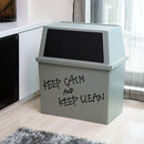 ゴミ箱 30リットル 横型 おしゃれな 蓋付き 30L ごみ箱 積み重ねできる スタッキング ワイド リビング キッチン 【納期A】【toh-285590】