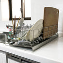 水切りラック 水切りカゴ かご スリム ステンレス 省スペース 大容量 シンク横 マンション 置き型 水切りトレー フック 水あか 付きにくい ケース 日本製 燕三条 【納期A】【toh-288492】