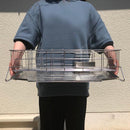 水切りラック 水切りカゴ かご スリム ステンレス 省スペース 大容量 シンク横 マンション 置き型 水切りトレー フック 水あか 付きにくい ケース 日本製 燕三条 【納期A】【toh-288492】