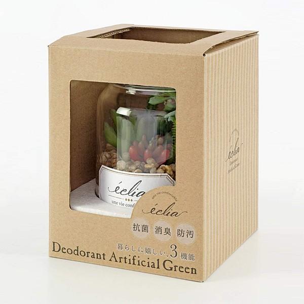 多肉植物 サボテン インテリア フェイクグリーン 観葉植物 CT触媒 消臭 防汚 抗菌 造木 小型 瓶 【納期A】【toh-289100】