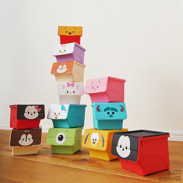 小物収納ケース ディズニー かわいい ツムツム ミッキー ドナルド プーさん マリーちゃん モンスターズインク 【納期A】【toh-290024】