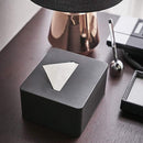 ティッシュ箱ケース ハーフサイズ 高級感 お洒落 ホテルライク オフィス 会社 ティッシュボックス 山崎実業 【納期A】【toh-291616】