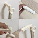 掃除セット ほうき ちりとり 伸縮式 コンパクト 小型 側溝 みぞ 隙間 すき間 ベランダ マンション 掃除用具 箒 塵取り 壁際 左利き 日本製 【納期A】【toh-292244】