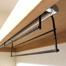 ハンガー 収納 2段 収納アップハンガー ラック アイデア 収納術 衣類収納 コート クローゼット 押入れ 段違い おしゃれ 整理 便利グッズ 省スペース おすすめ 【納期A】【toh-292247】