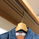 ハンガー 収納 2段 収納アップハンガー ラック アイデア 収納術 衣類収納 コート クローゼット 押入れ 段違い おしゃれ 整理 便利グッズ 省スペース おすすめ 【納期A】【toh-292247】