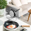 フライパンラック スタンド 収納 珪藻土 鍋蓋置き キッチン 【納期A】【toh-292955】