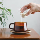 コップ マグカップ ガラス製 アンティーク調 セピアカラー アンバー レトロ おしゃれ 耐熱ガラス 270ml kinto キントー 【納期A】【toh-294298】