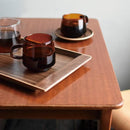 コップ ガラス アンバー アンティーク調 セピア レトロ おしゃれ マグカップ 340ml kinto キントー 【納期A】【toh-294299】