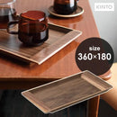 トレー 木製 トレイ お盆 滑り止め加工 カフェ おしゃれ 北欧 ナチュラル テイスト kinto キントー 【納期A】【toh-294301】