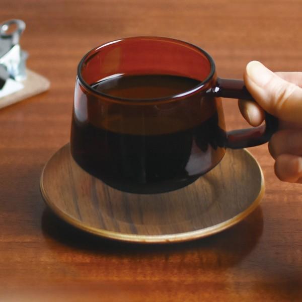 ソーサー 木製 受け皿 コースター おしゃれ 北欧 カフェ 天然木 木製コースター コップ別売り kinto キントー 【納期A】【toh-294303】