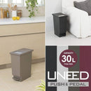 ゴミ箱 30リットル フタ付き おしゃれ スリム キッチン ペダル ふたつき 袋見えない ふた付き 30l 【納期A】【toh-294800】