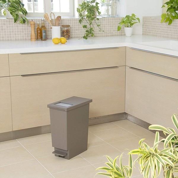 ゴミ箱 30リットル フタ付き おしゃれ スリム キッチン ペダル ふたつき 袋見えない ふた付き 30l 【納期A】【toh-294800】