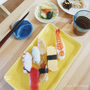 お皿 プレート 角型 長方形 陶器 磁器 電子レンジ対応 食器 焼魚用 おかず用 メイン料理 日本製 おしゃれ レッド ブルー グリーン イエロー 【納期A】【toh-298825】