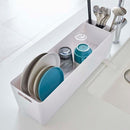 水切りラック 水切りカゴ スリム キッチン用品 省スペース 水切りバスケット ロング 細長い 山崎実業 【納期A】【toh-302078】