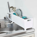 水切りラック 水切りカゴ スリム キッチン用品 省スペース 水切りバスケット ロング 細長い 山崎実業 【納期A】【toh-302078】