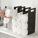 タオルラック タオル収納 サイズ調整 伸縮式 バスタオル ハンドタオル フェイスタオル 山崎実業 【納期A】【toh-302080】