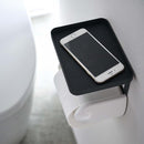 トイレラック トイレットペーパーホルダーラック 置き場 スペース 小物収納 おしゃれ シンプル 山崎実業 【納期A】【toh-302368】