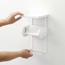 トイレットペーパーホルダーラック トイレ用 収納ラック おしゃれ シンプル トイレットペーパー 予備 ストック 山崎実業 【納期A】【toh-302370】