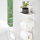 トイレットペーパーホルダーラック トイレ用 収納ラック おしゃれ シンプル トイレットペーパー 予備 ストック 山崎実業 【納期A】【toh-302370】