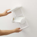 トイレットペーパーホルダーラック トイレ用 収納ラック おしゃれ シンプル トイレットペーパー 予備 ストック 山崎実業 【納期A】【toh-302370】