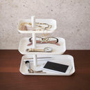 アクセサリースタンド アクセサリー収納 ラック トレー トレイ 置き場 小物収納 卓上 3段 山崎実業 【納期A】【toh-302378】