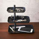 アクセサリースタンド アクセサリー収納 ラック トレー トレイ 置き場 小物収納 卓上 3段 山崎実業 【納期A】【toh-302378】