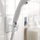 壁掛けフック ハンガー ラック フック 浴室用 お風呂場 キッチン シャワーホルダー タオル掛け 貼り付け くり返し使える 壁面 収納 【納期A】【toh-302411】