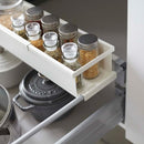 キッチンラック 伸縮 シンク下 収納ラック スリム 棚 山崎実業 【納期A】【toh-302611】