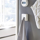 タオルホルダー マグネット おしゃれ 磁石 タオル ふきん 布巾 ラック 白 黒 ホワイト ブラック 差し込み 冷蔵庫 tower タワー 山崎実業 【納期A】【toh-302615】