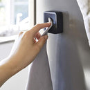 タオルホルダー マグネット おしゃれ 磁石 タオル ふきん 布巾 ラック 白 黒 ホワイト ブラック 差し込み 冷蔵庫 tower タワー 山崎実業 【納期A】【toh-302615】