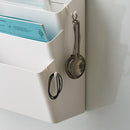 収納ラック マグネット 磁石 冷蔵庫用 冷蔵庫横 3段 収納ホルダー マガジンラック 小物収納 山崎実業 【納期A】【toh-302621】