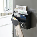 収納ラック マグネット 磁石 冷蔵庫用 冷蔵庫横 3段 収納ホルダー マガジンラック 小物収納 山崎実業 【納期A】【toh-302621】