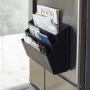 収納ラック マグネット 磁石 冷蔵庫用 冷蔵庫横 3段 収納ホルダー マガジンラック 小物収納 山崎実業 【納期A】【toh-302621】