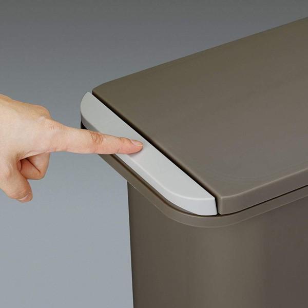 ゴミ箱 20L 消臭 防臭 キッチン 生ゴミ オムツ おしめ ペットフード ドッグフード キャットフード スリム 中フタ付き 日本製 【納期A】【toh-304496】