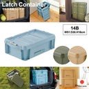 収納コンテナ 収納ボックス 折畳み 折りたたみ フタ付き おしゃれ ケース 日本製 14B 【納期A】【toh-304518】