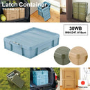 収納ケース 収納コンテナ 収納ボックス 折り畳み 折りたたみ フタ 蓋 30WB 【納期A】【toh-304524】