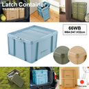 コンテナボックス コンテナケース 収納 折りたたみ ふた インテリア リビング ガレージ アウトドア 大容量 66WB 【納期A】【toh-304527】