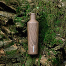 ボトル 水筒 木目調 470ml ステンレス製 保冷 保温 すべり止め付き 蓋付き フタ おしゃれ 【納期A】【toh-305229】