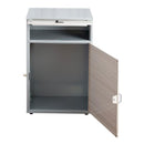 宅配ボックス 戸建 おしゃれ 一戸建て用 一軒家 一軒屋 宅配BOX 2段 メール便スペース 宅配便 【納期D】【toh-306267】