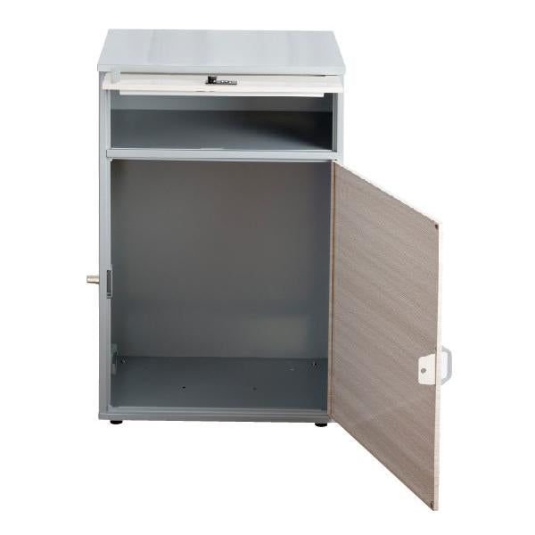 宅配ボックス 戸建 おしゃれ 一戸建て用 一軒家 一軒屋 宅配BOX 2段 メール便スペース 宅配便 【納期D】【toh-306267】