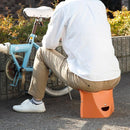 折りたたみ 椅子 スツール 携帯 持ち運び 収納 薄い スリム 座高 18cm 【納期A】【toh-306409】