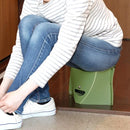 折りたたみ 椅子 スツール 携帯 持ち運び 収納 薄い スリム 座高 18cm 【納期A】【toh-306409】