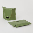 折りたたみ椅子 折り畳み チェア 組み立て スツール 腰掛け 簡易 携帯 持ち運び 収納 薄い スリム 座高 25cm 【納期A】【toh-306414】