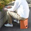 折りたたみ椅子 折り畳み チェア 組み立て スツール 腰掛け 簡易 携帯 持ち運び 収納 薄い スリム 座高 25cm 【納期A】【toh-306414】