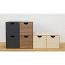 収納ラック 2段 引き出し 小物収納 収納スタンド 収納ケース 収納ボックス 小物入れ 木目 橋本達之助 日本製 国産 カントリー調 インテリア ステーショナリー 【納期A】【toh-307440】