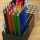 ペンスタンド ペン立て 25マス 小物収納 収納スタンド 収納ケース 収納ボックス 木目 橋本達之助 日本製 国産 おしゃれ ナチュラル カントリー調 インテリア 【納期A】【toh-307443】